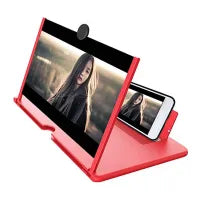 🔍 F3 Mobile Screen Magnifier – 3D Display Stand for Eye Comfort & Big View!