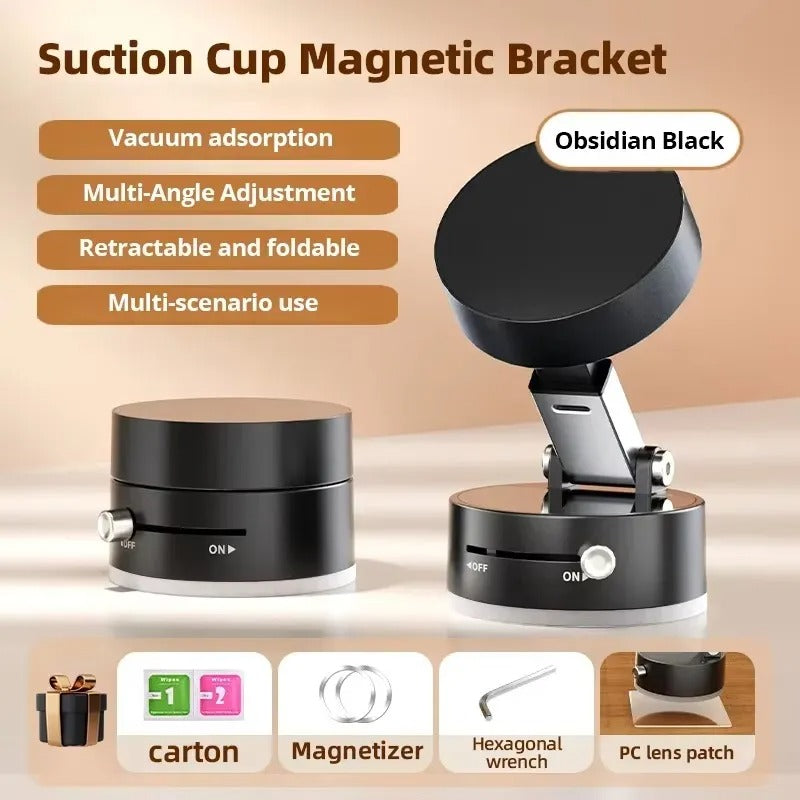 🧲 Magnetic Suction Mount – Stick Anywhere, Hold Anything!